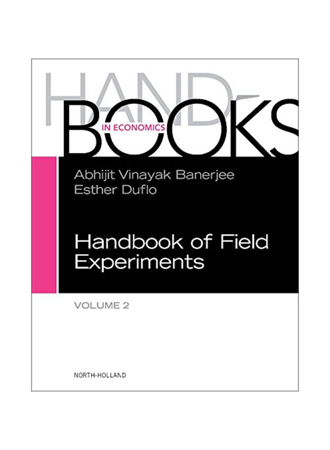 Handbook of Field Experiments, Volume 2 Hardcover English by Esther Duflo - 2017 