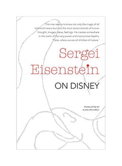 On Disney Paperback English by Sergei Eisenstein - 2017 