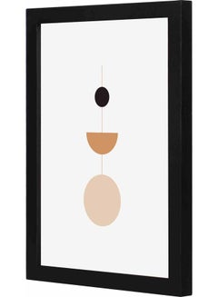 LOWHA Needle Themed Framed Wall Art Black 23x33x2cm  - Image 1