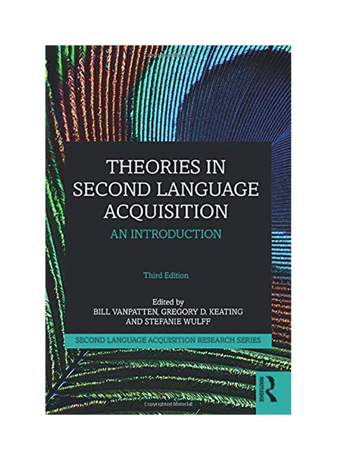Theories In Second Language Acquisition Paperback English by Bill VanPatten 