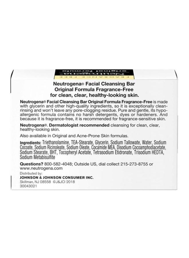 Neutrogena Pack Of 3 Original Formula Face Cleansing Bar Orange 300grams  - Image 5