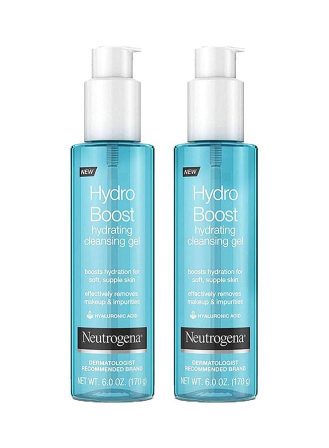نيوتروجينا طقم منظف ومرطب هايدرو بوست من عبوتين 6أوقية - Image 1