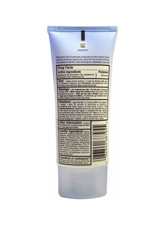 Neutrogena Ultra Sheer Dry-Touch Sunscreen Broad Spectrum SPF 45 3Fluid Ounce  - Image 2