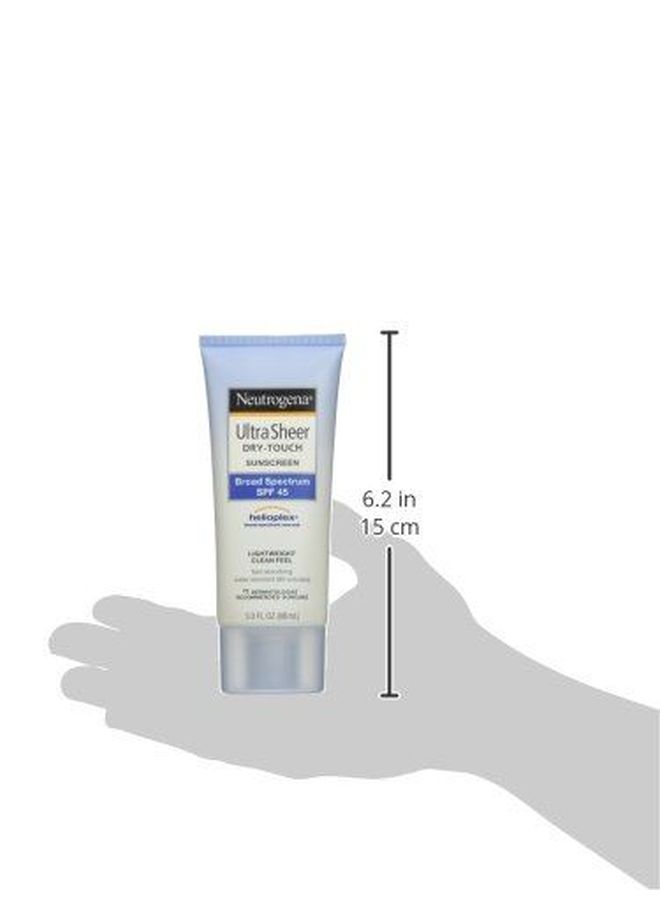 Neutrogena Ultra Sheer Dry-Touch Sunscreen Broad Spectrum SPF 45 3Fluid Ounce  - Image 4