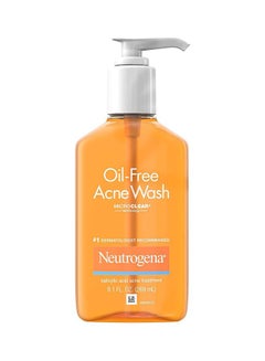 Neutrogena Oil-Free Acne Wash Facial Cleanser Orange 9.1Fluid Ounce  - Image 1