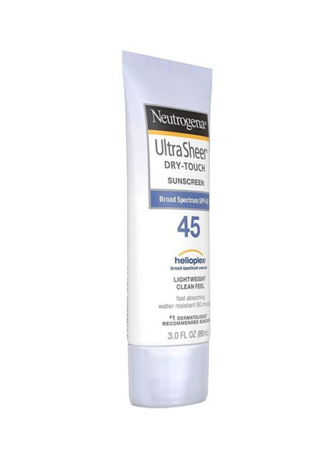Neutrogena - Ultra Sheer Dry-touch Sunscreen SPF 45 White 3Fluid Ounce - Image 1
