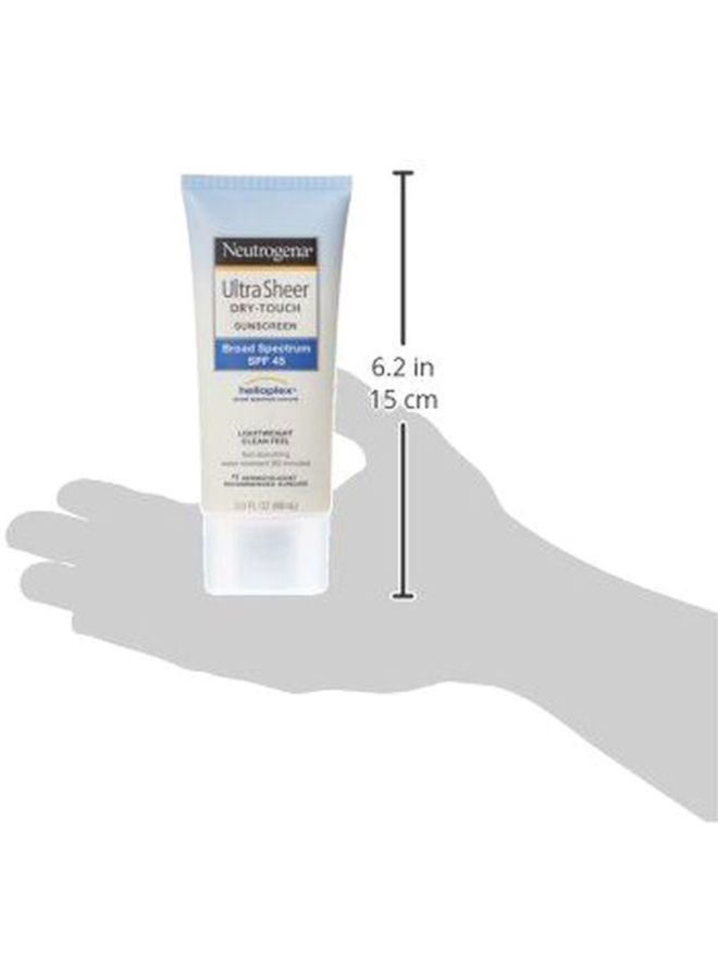 Neutrogena - Ultra Sheer Dry-touch Sunscreen SPF 45 White 3Fluid Ounce - Image 1