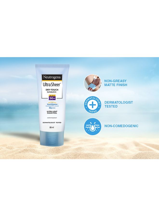 Neutrogena - Ultra Sheer Dry-touch Sunscreen SPF 45 White 3Fluid Ounce - Image 1