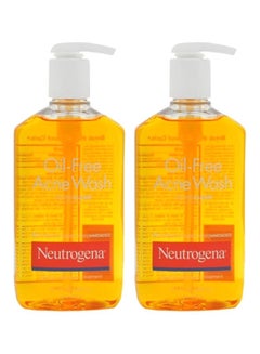 Neutrogena 2-Piece Oil-Free Acne Wash Set 2x174ml  - Image 1