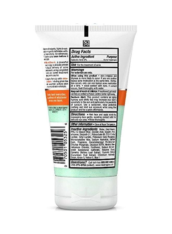 Neutrogena Pack Of 2 Oil-Free Acne Stress Control Power-Clear Scrub 2x125ml  - Image 2