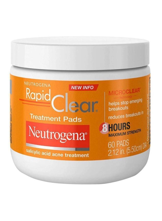 Neutrogena Rapid Clear Treatment Pads, 60 Count 2.12inch  - Image 1