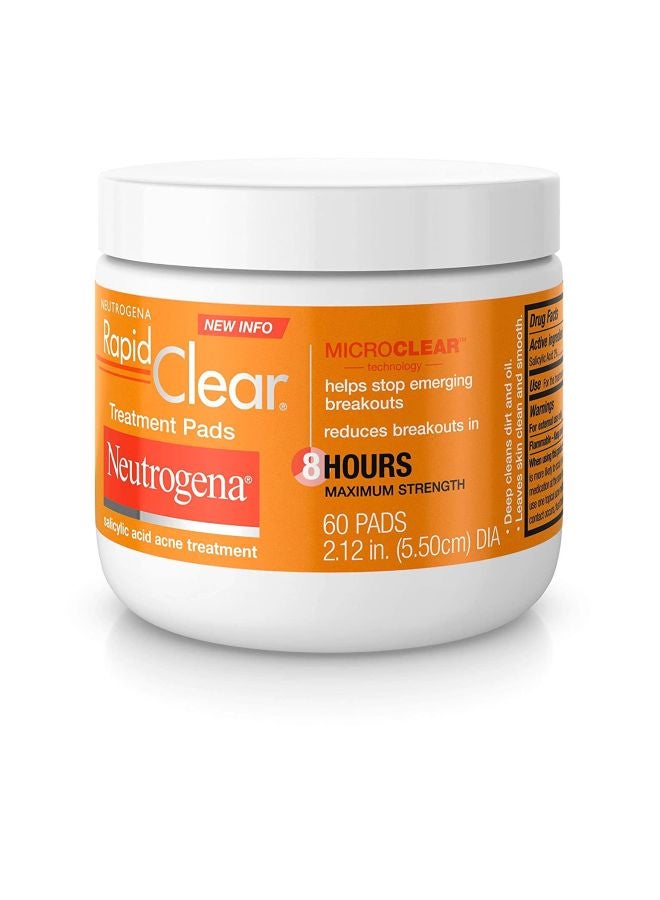 Neutrogena Rapid Clear Treatment Pads, 60 Count 2.12inch  - Image 4