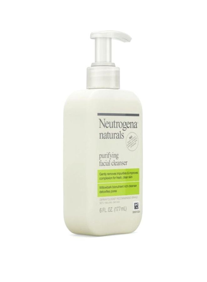 Neutrogena - Naturals Purifying Facial Cleanser White 6Fluid Ounce - Image 1