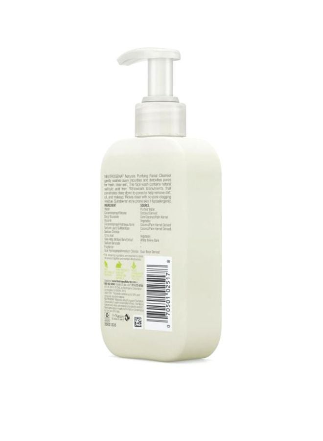 Neutrogena - Naturals Purifying Facial Cleanser White 6Fluid Ounce - Image 1
