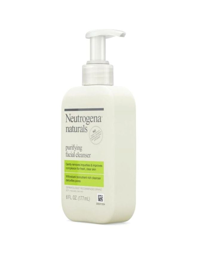 Neutrogena - Naturals Purifying Facial Cleanser White 6Fluid Ounce - Image 1