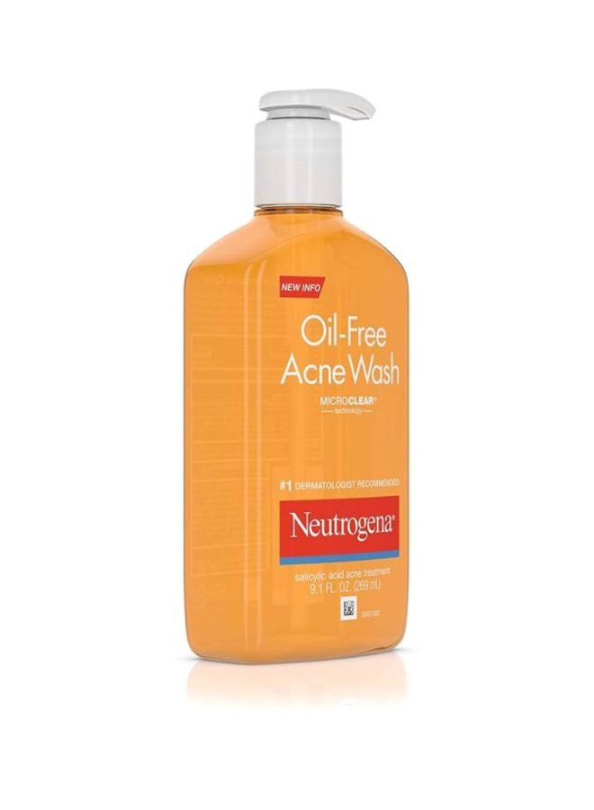 Neutrogena Pack Of 2 Microclear Oil-Free Acne Wash 9.1Fluid Ounce  - Image 3