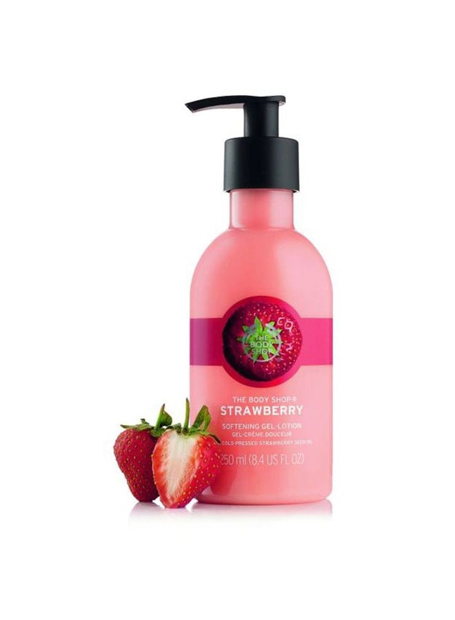 THE BODY SHOP - Strawberry Softening Gel Lotion 250ml - Image 1