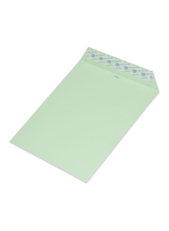إف اي أس  مجموعة أظرف لاصقة مكونة من 50 قطعة أخضر باستيل - Image 2