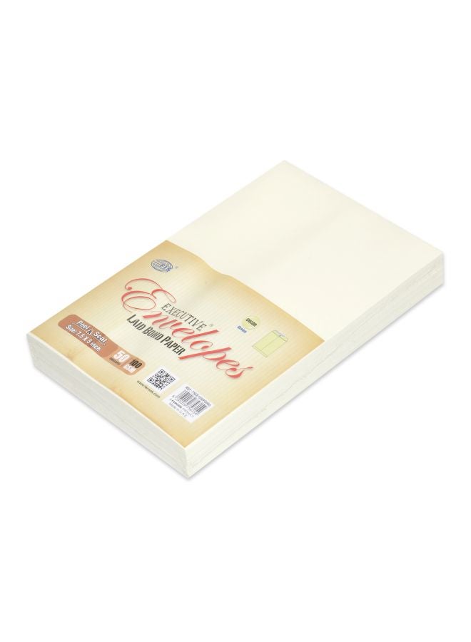 إف اي أس  مجموعة ظروف إكسيكيتف من 50 قطعة اخضر فاتح - Image 1