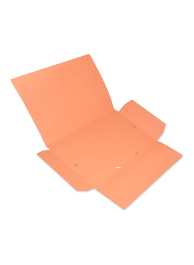 إف اي أس  مجلد بأربع طيات مع أشرطة مطاطية، من 40 قطعة برتقالي/أسود - Image 2