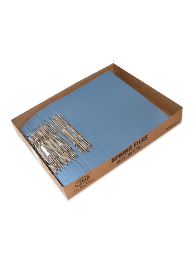 إف اي أس  مجموعة من 50 مصنف مع نوابض للتثبيت أسود/أزرق - Image 3