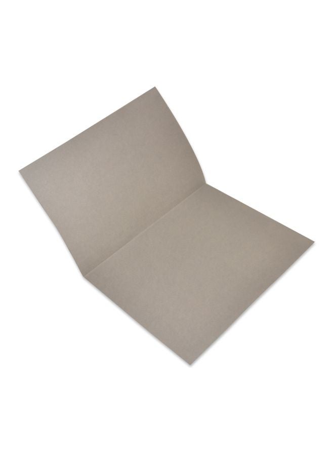 FIS 100-Piece Square Cut File Folder Set Grey - Image 2