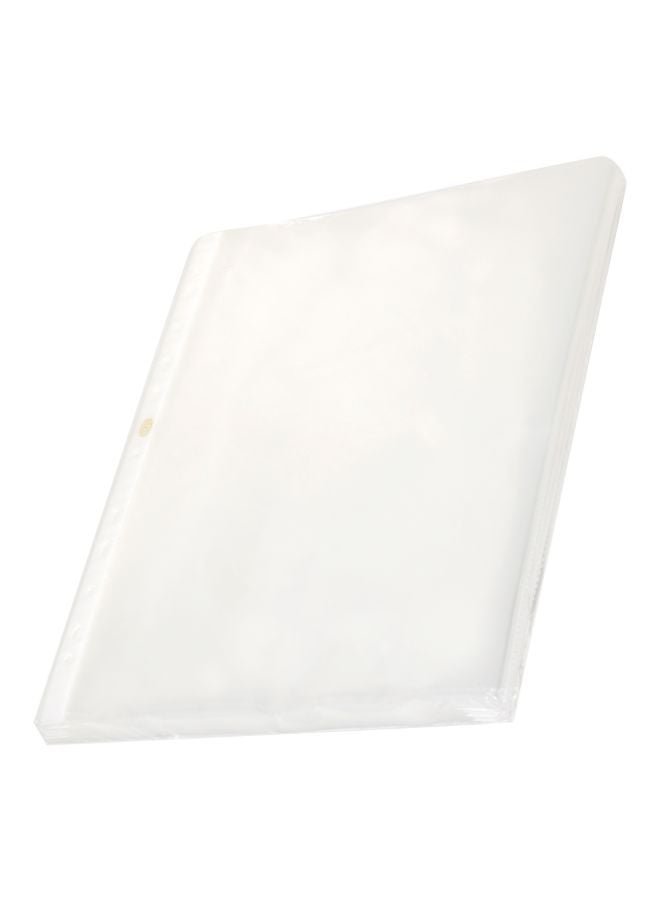 FIS - 100-Sheet A4 Reinforcement Report Cover Set Clear - Image 1