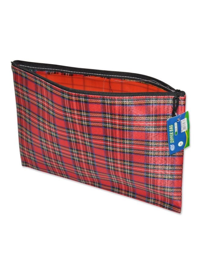 FIS 10-Piece A4 Zipper Bag Set Red/Black/Green - Image 2