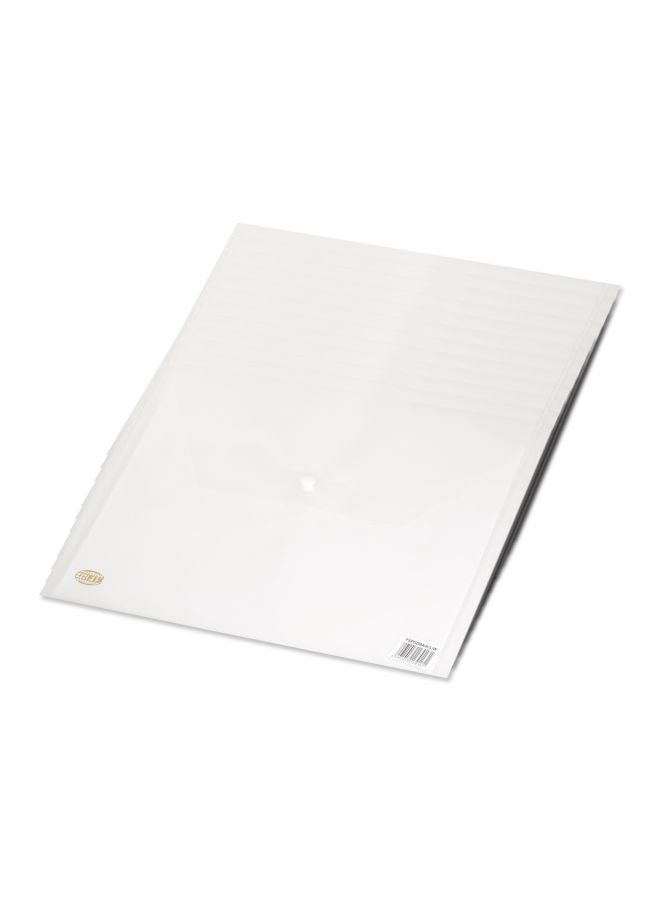 FIS 12-Piece Clear Bag White - Image 1