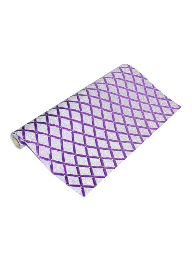 FIS Diamond Designed Glitter 3D Self Adhesive Film Purple - Image 1