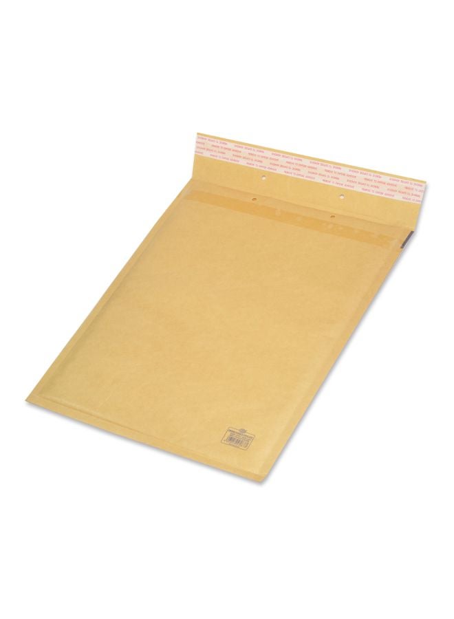 FIS Pack Of 12 Peal And Seal Bubble Envelope Brown - Image 2