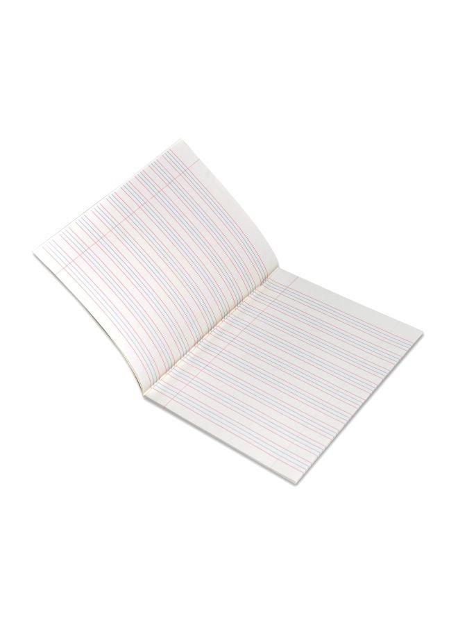 FIS Pack Of 12 4 Line With Margin Exercise Book Yellow - Image 2