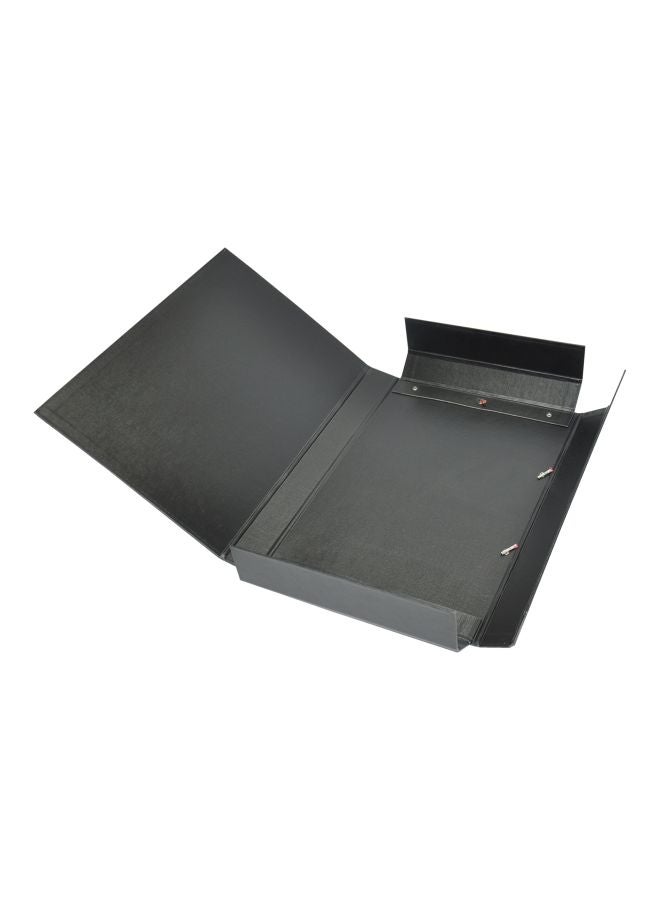 FIS Document File With Elastic Band Black - Image 2