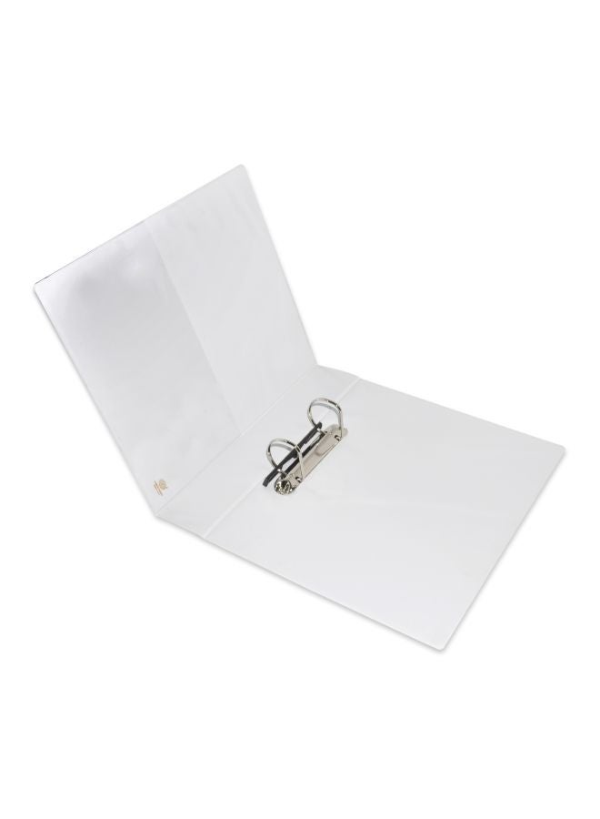 FIS Heavy Duty A4 Ring Binder White - Image 2