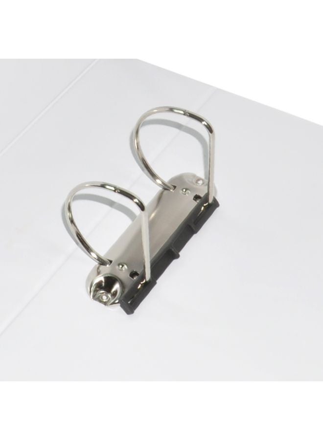 FIS Heavy Duty A4 Ring Binder White  - Image 3
