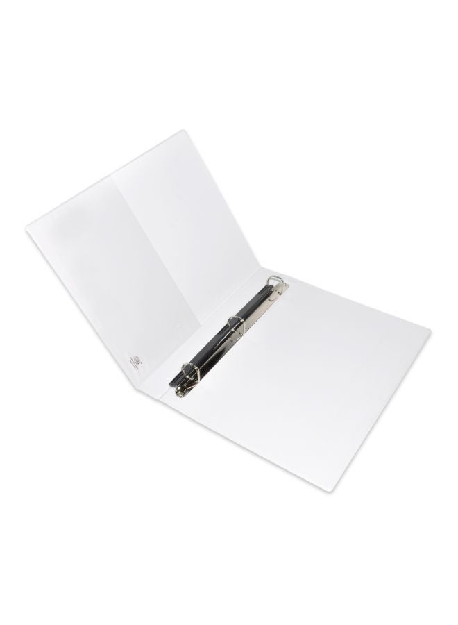 إف اي أس  ملف حلقي شديد التحمل مقاس A4 أبيض - Image 2