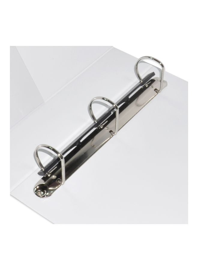 إف اي أس  ملف حلقي شديد التحمل مقاس A4 أبيض - Image 3