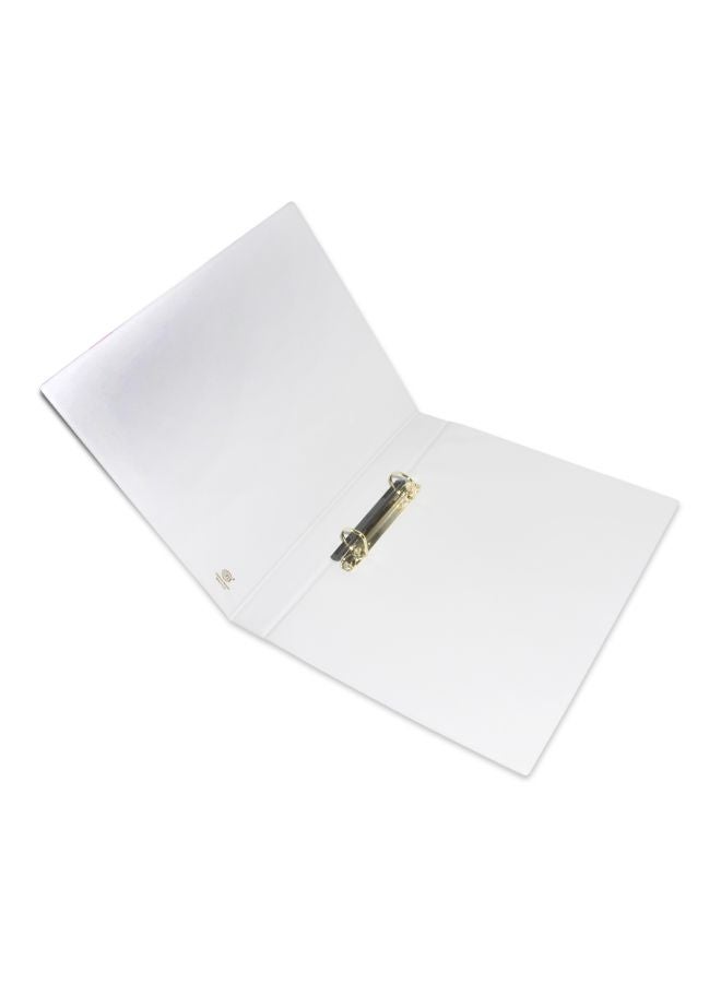 FIS A4 PVC D-Ring Binder Grey/Gold  - Image 2
