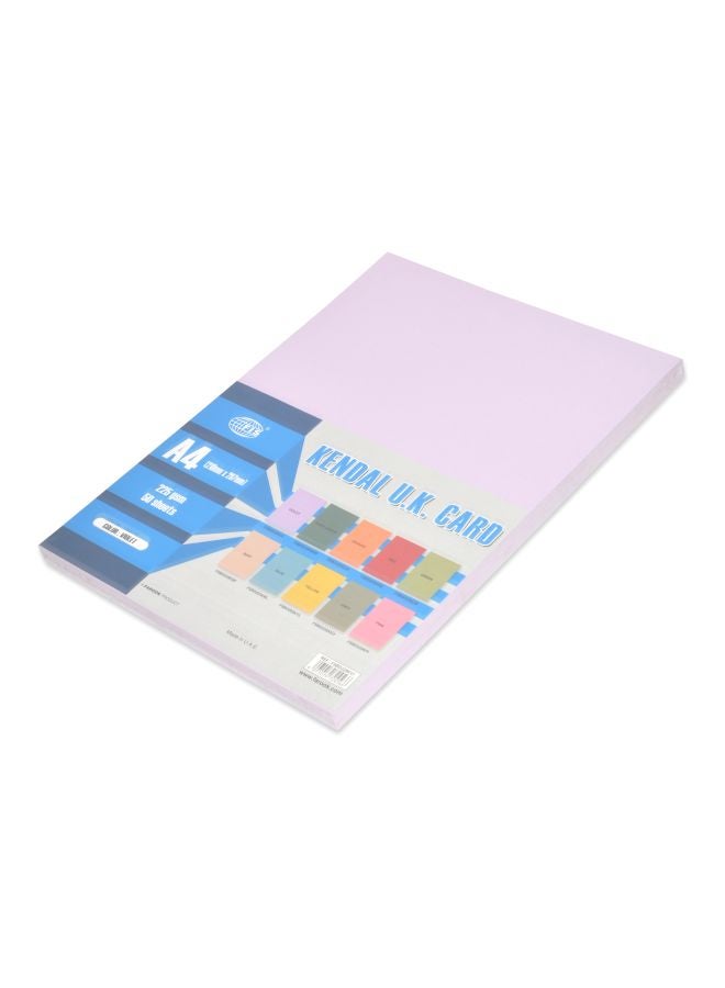 إف اي أس  مجموعة بطاقات كيندال يو كي مقاس A4 من 50 قطعة - Image 1