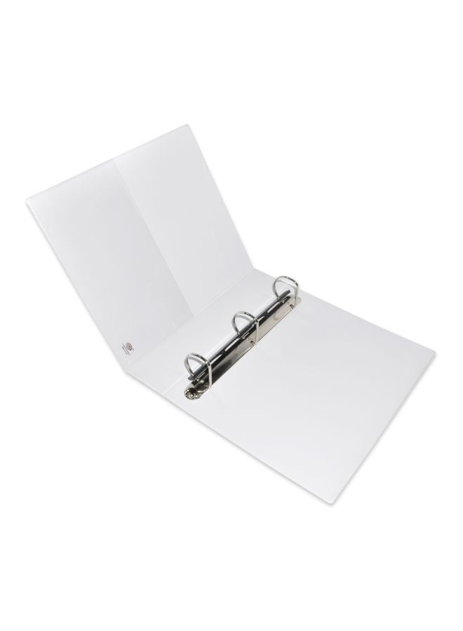 إف اي أس  ملف حلقي شديد التحمل مقاس A4 أبيض - Image 2