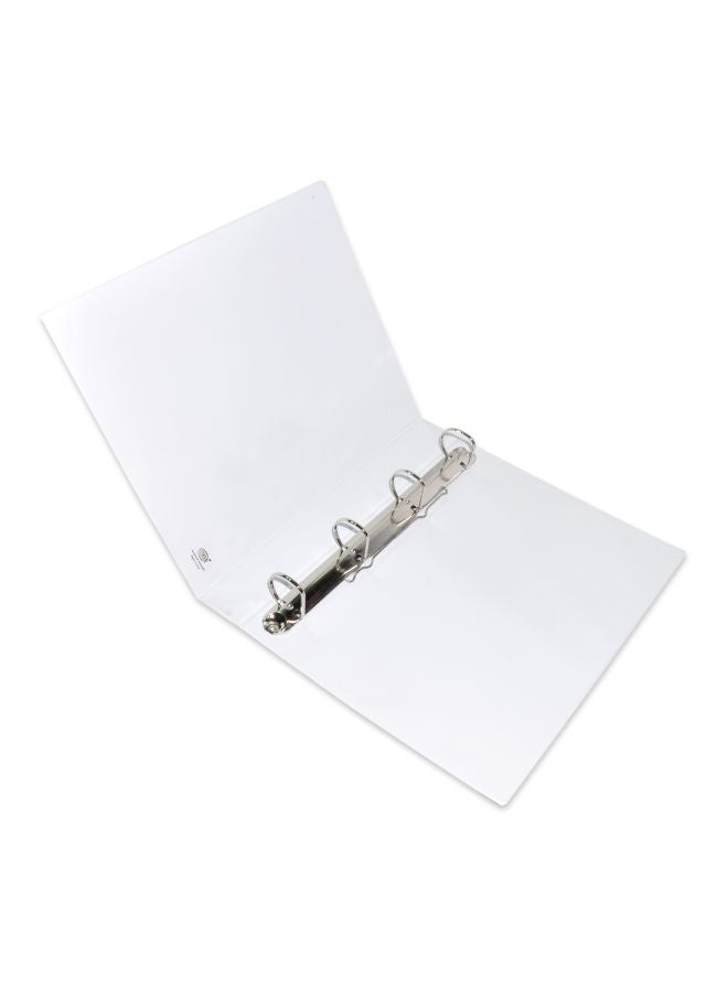 إف اي أس  مجلد عرض مزود بحلقات دائرية بني/ أبيض/ رمادي - Image 2