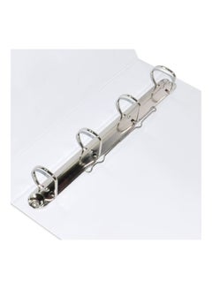 FIS A4 Presentation Ring Binder Brown/White/Grey  - Image 3