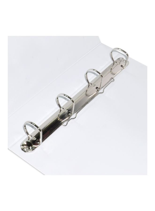 إف اي أس  مجلد عرض مزود بحلقات دائرية بني/ أبيض/ رمادي - Image 3