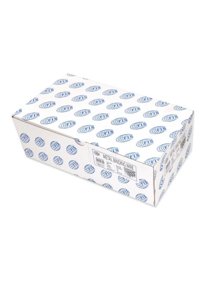 FIS 48-Piece Metal Binding Wire Loop Ring Black - Image 3