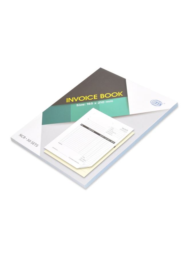 إف اي أس  دفاتر للفواتير من 10 قطع أبيض/ أخضر/ رمادي - Image 3