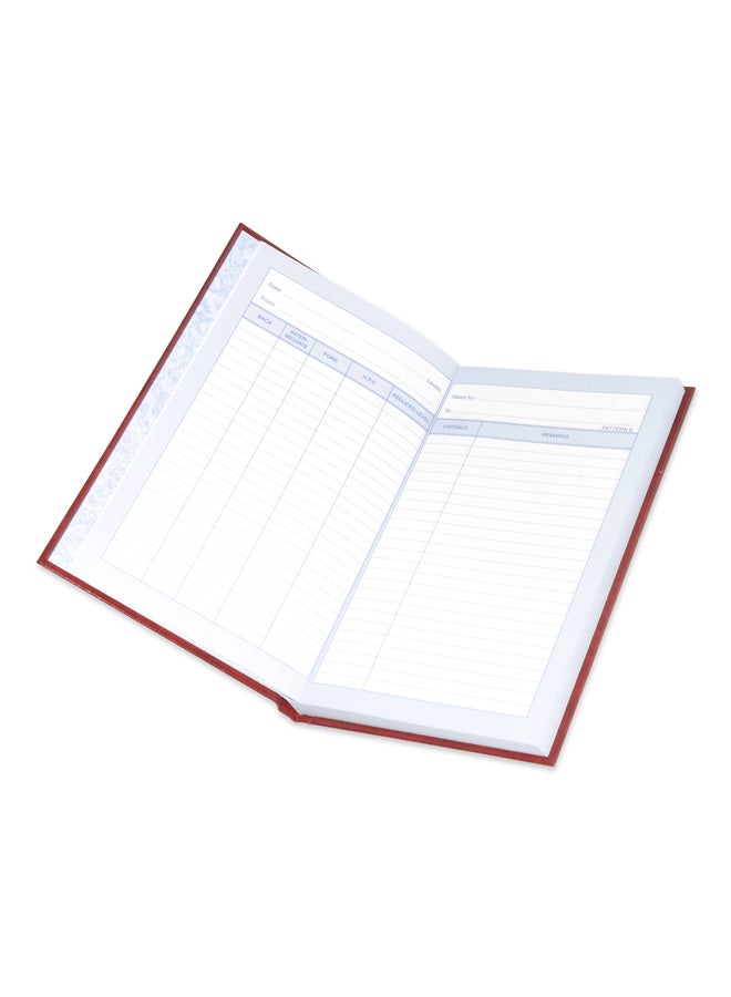 إف اي أس  دفتر معاينة مقاس A5، من 5 قطع - إنجليزي بني - Image 2