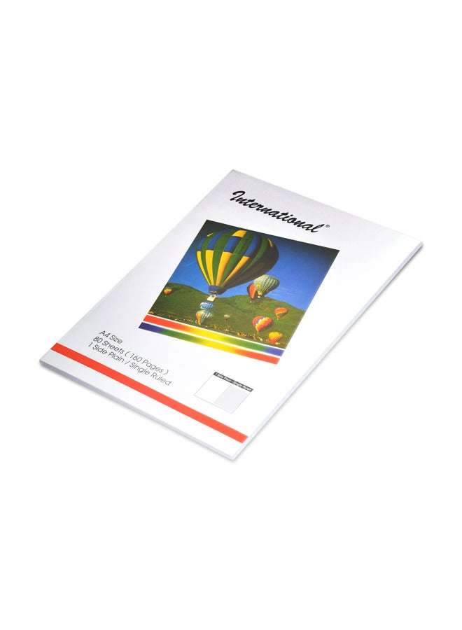 إف اي أس  مجموعة من 10 كتب تمارين مقاس A4 أبيض/أزرق/أخضر - Image 3