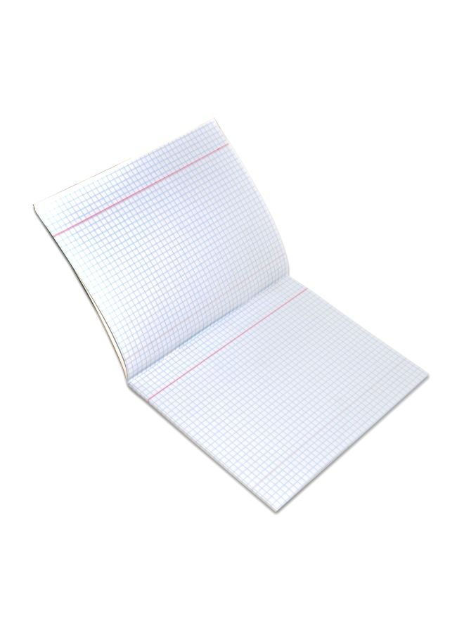 FIS Pack Of 12 Square With Left Margin Exercise Book Yellow - Image 2