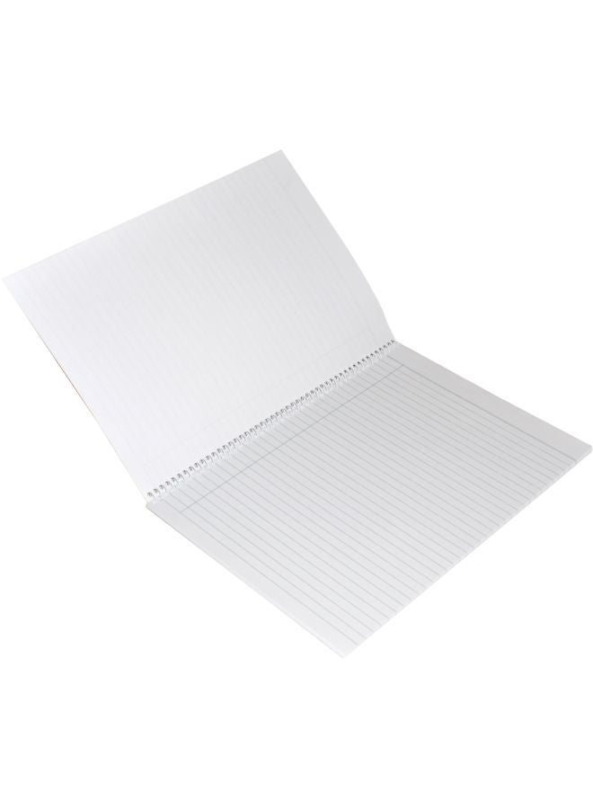 إف اي أس  مجموعة دفاتر علوم بسلك قياس A4 من 12 قطعة برتقالي/أخضر - Image 2