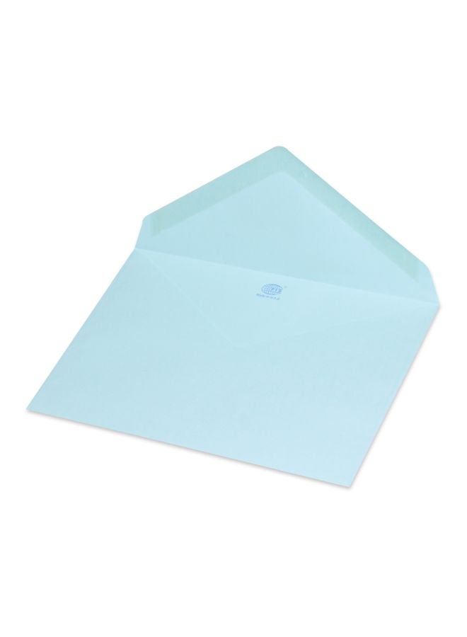 FIS 50-Piece Glued Envelopes Pastel Blue - Image 2